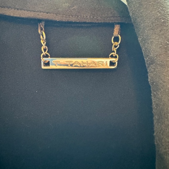 T Tahari Brown Faux Suede Jacket (new) - Picture 3 of 9